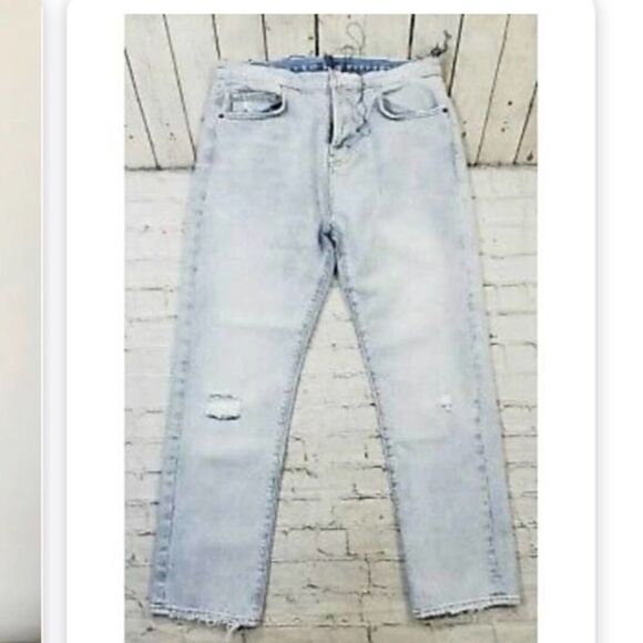 Current/Elliott The Original Straight Jeans Women's Size 24 High Rise - Picture 8 of 8